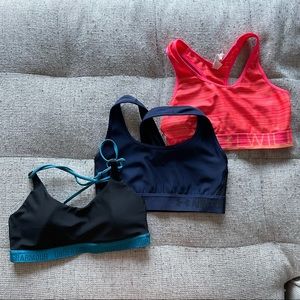 Under Armour Sports Bra Bundle (3) Sz S